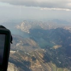 Flugwegposition um 14:46:46: Aufgenommen in der Nähe von Gemeinde Ebensee, 4802, Österreich in 3266 Meter